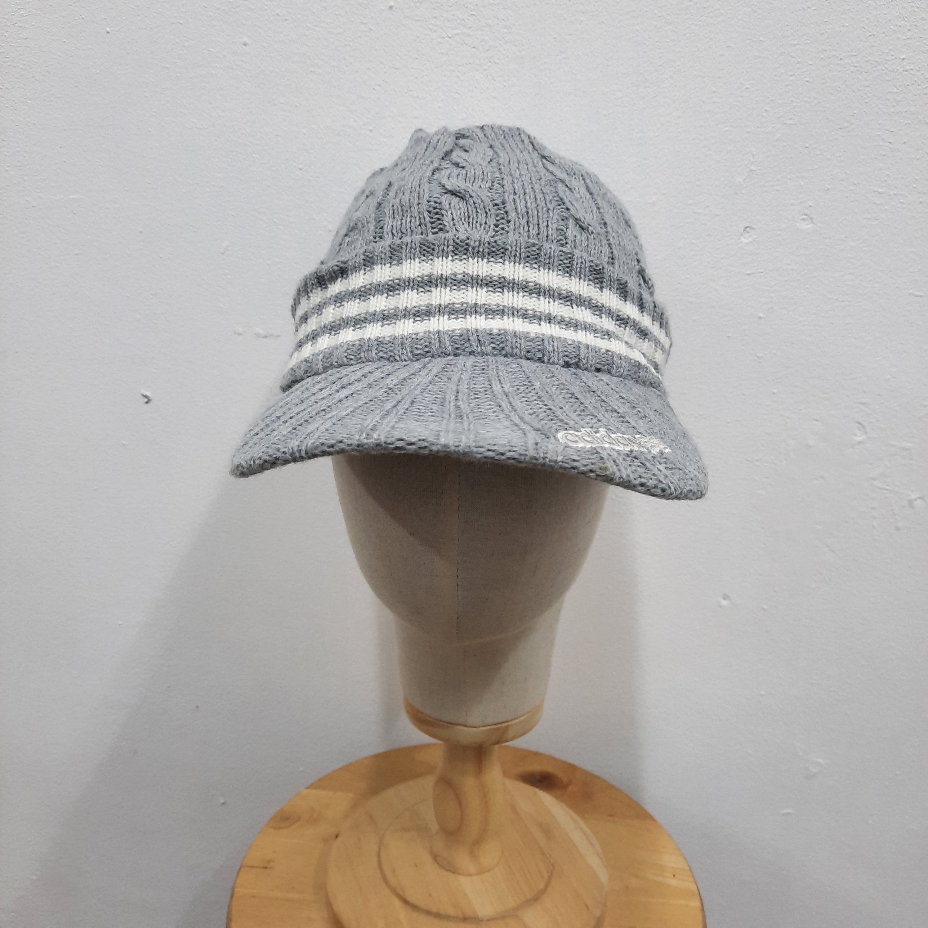 Adidas 🏔 Adidas flag 3 stripes visor beanie cap Size ONE SIZE - 2 Thumbnail