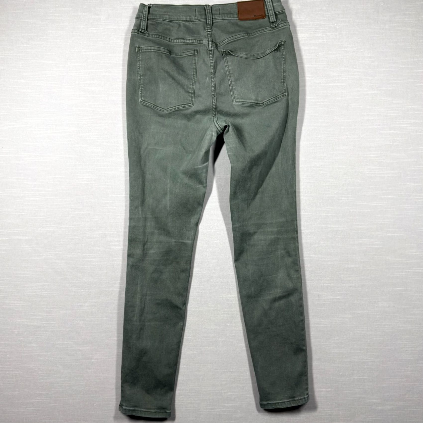 Madewell Madewell Jeans Womens 28 Green Skinny High Rise Classic Casual Boho Button Fly Size 28" / US 6 / IT 42 - 2 Thumbnail