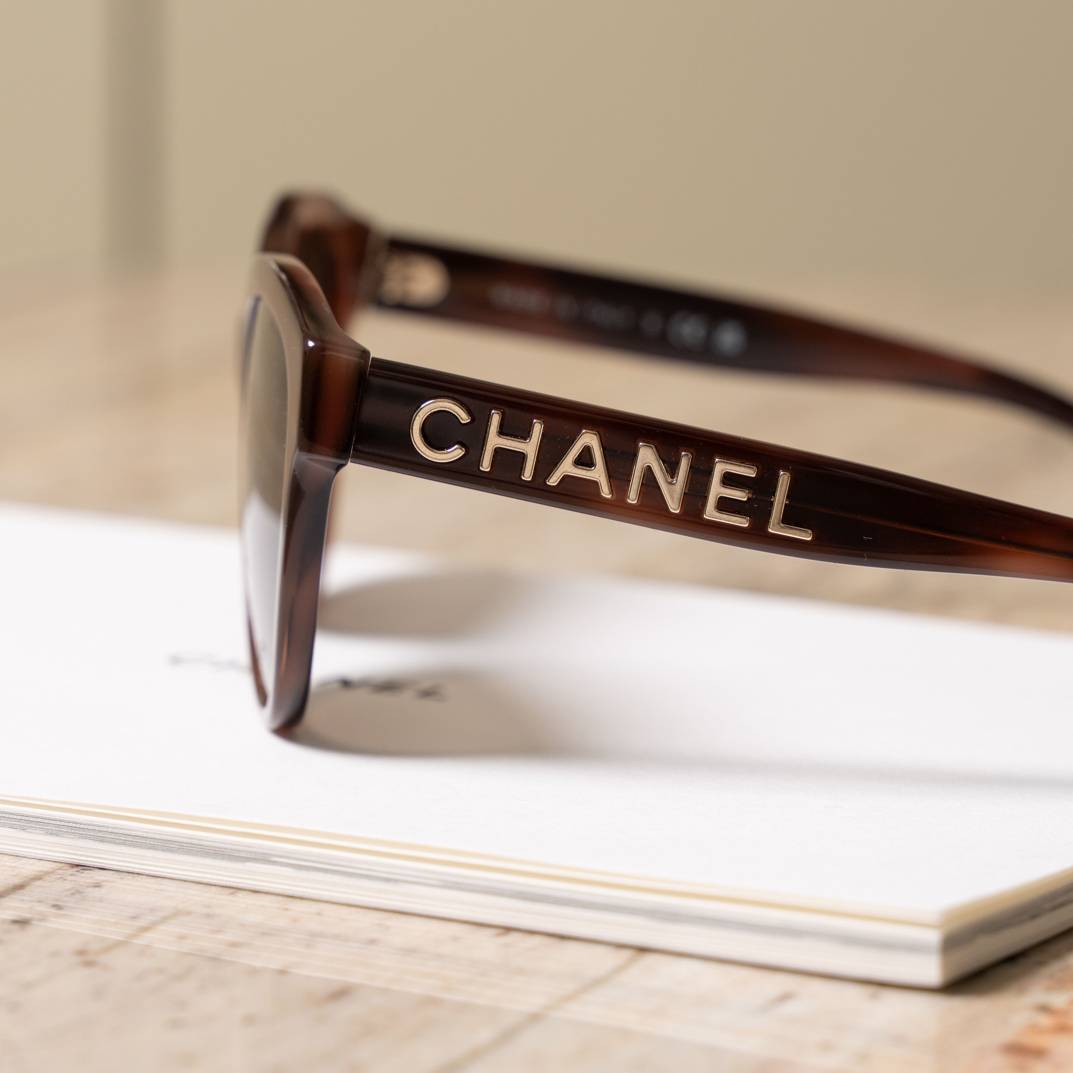 Chanel CHANEL 0CH5458 1661/3 Butterfly Sunglasses Size ONE SIZE - 4 Thumbnail