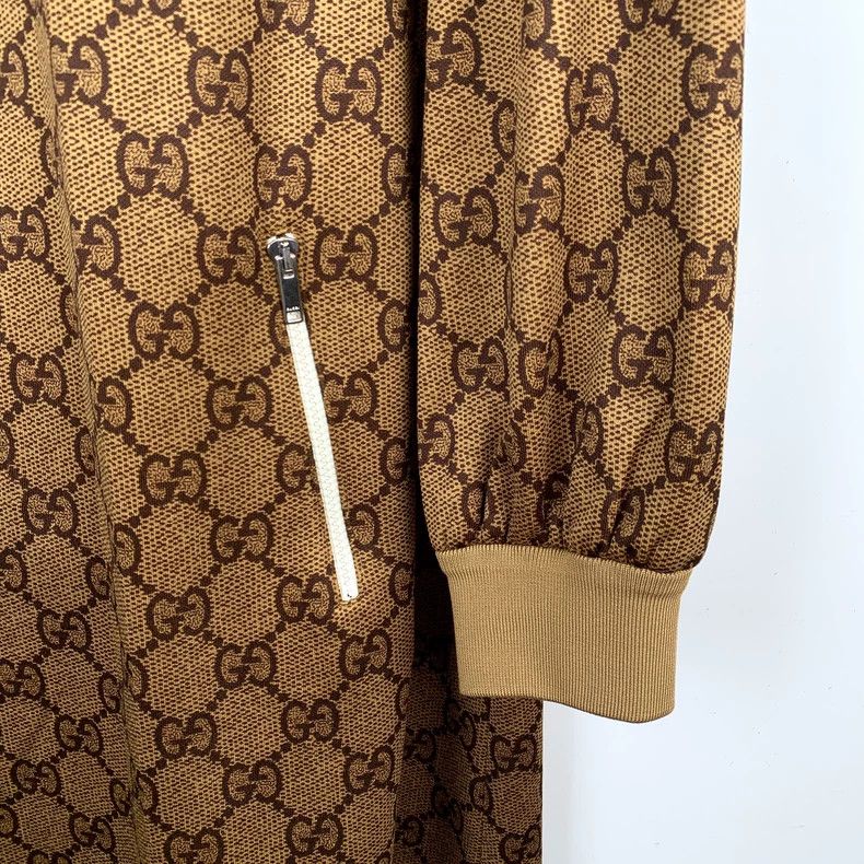 Gucci GucciColor-blocked Logo Old Flower Full Print Long-Sleeved Size XS / US 0-2 / IT 36-38 - 4 Thumbnail