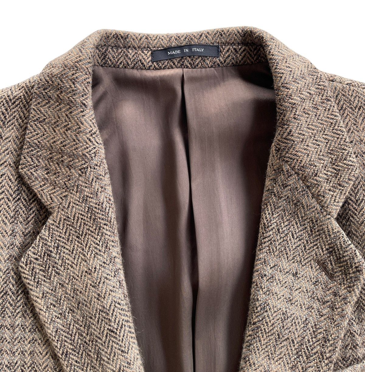 Emporio Armani Emporio Armani Wool Tartan Coat Size 48R - 5 Thumbnail