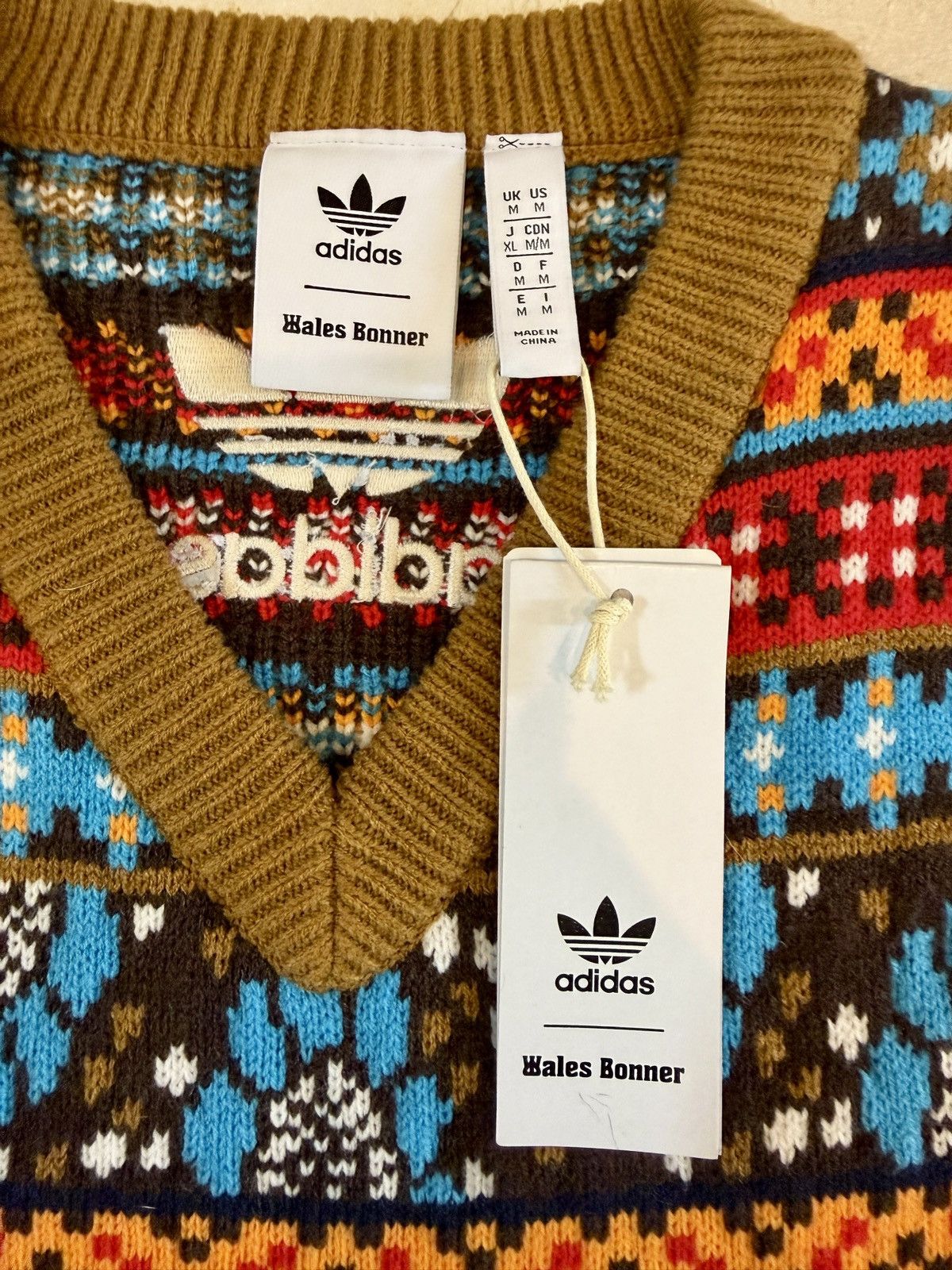 Adidas × Wales Bonner BRAND NEW Adidas x Wales Bonner Knit Vest ORIGINALLY 210 Size US M / EU 48-50 / 2 - 2 Thumbnail