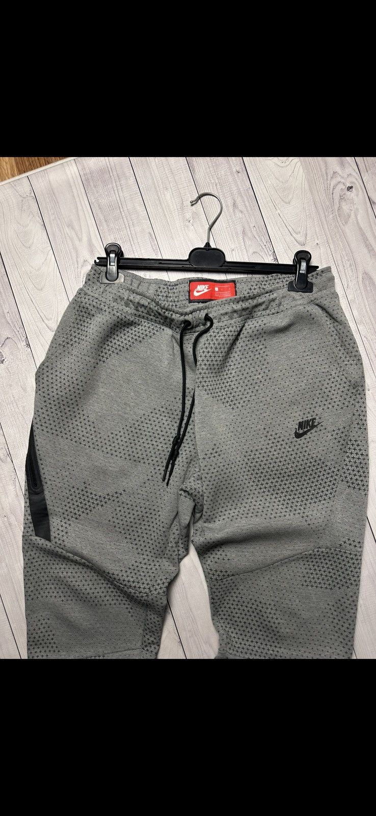 Nike × Vintage Vintage Nike Tech fleece joggers size L logo rare drill Size US 34 / EU 50 - 3 Thumbnail