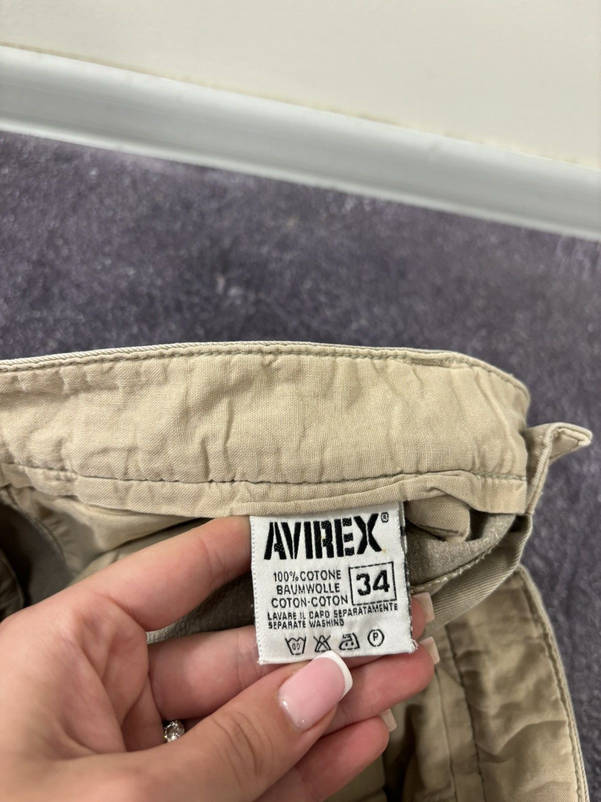 Avirex Vintage Avirex USA Utility Military Hype Beige Chino Pants Size US 34 / EU 50 - 22 Thumbnail