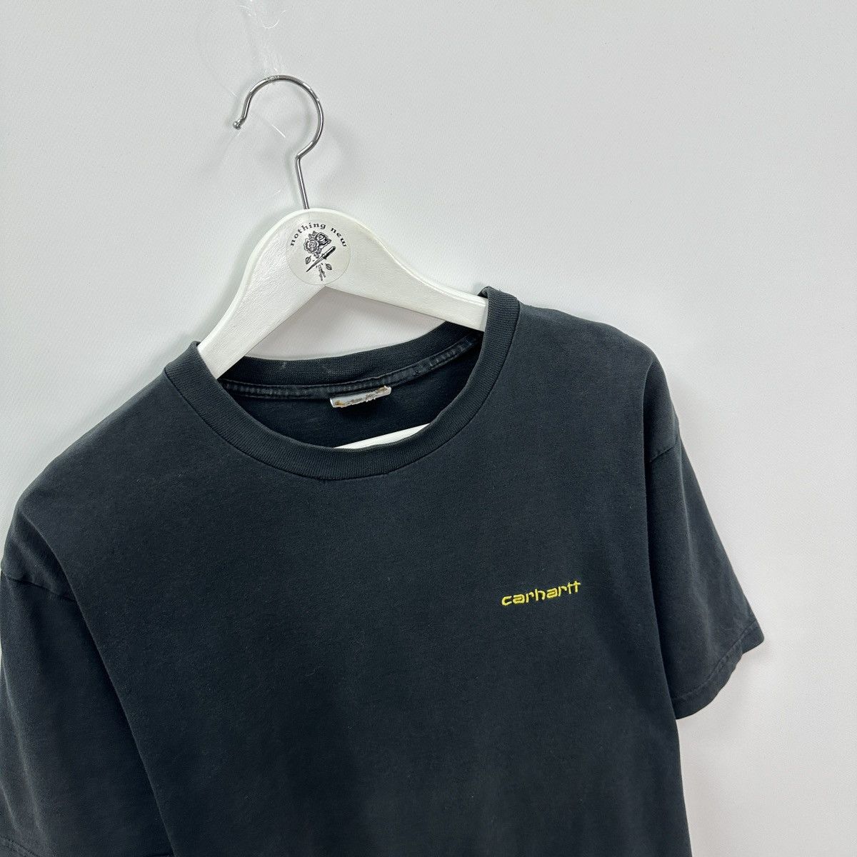 Carhartt Vintage 00s Carhartt Embroidered logo faded tee y2k hype og Size US L / EU 52-54 / 3 - 4 Thumbnail