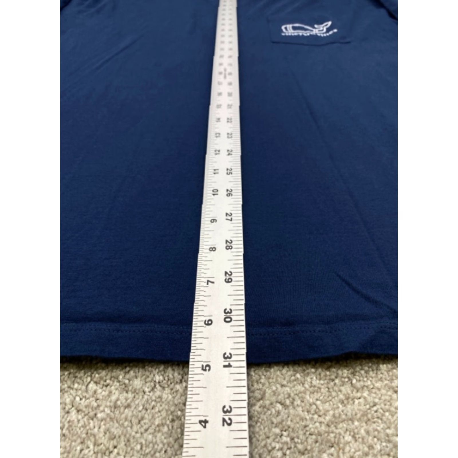 Vineyard Vines Vineyard Vines T-Shirt Mens 2XL Pocket Long Sleeve Blue Football Field 4373 Size US XXL / EU 58 / 5 - 6 Thumbnail