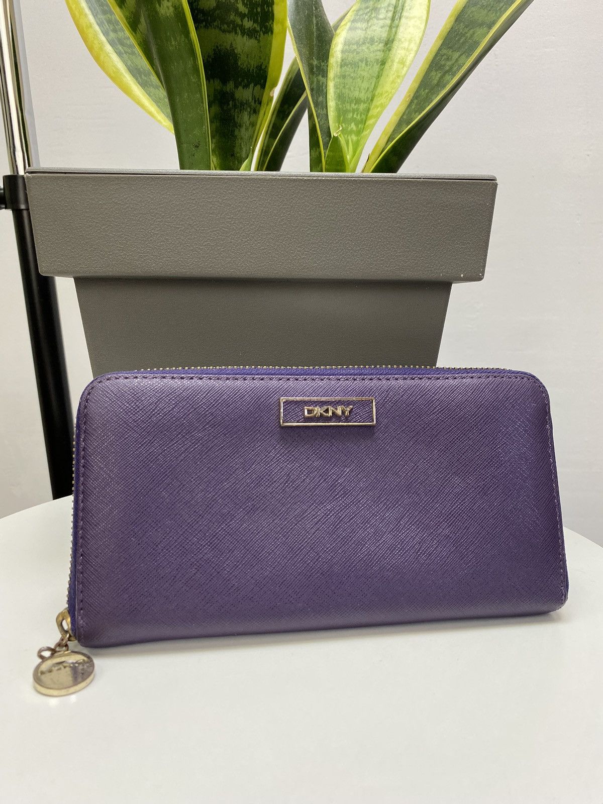 DKNY DKNY Women Purple Wallet Size ONE SIZE - 1 Thumbnail