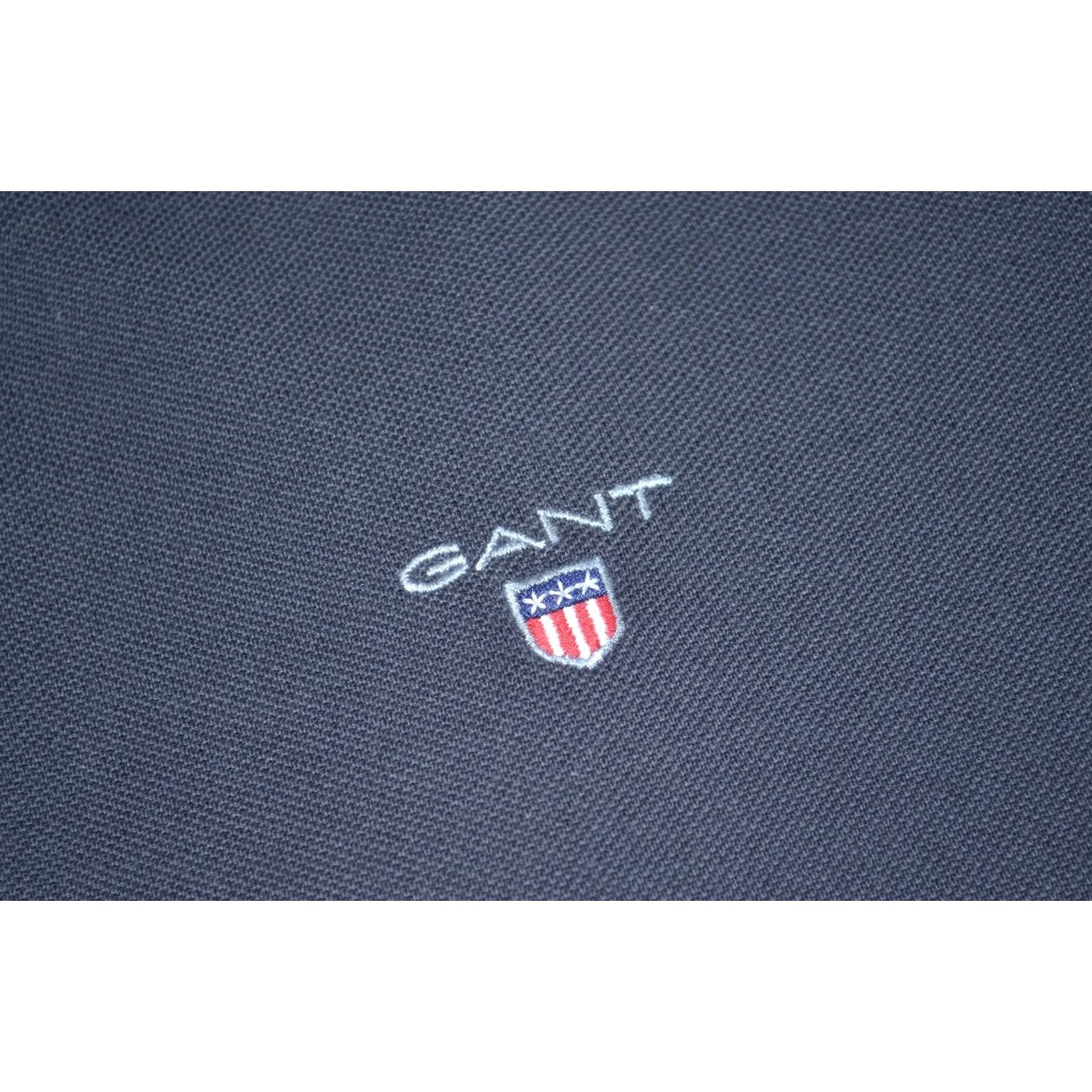 Gant GANT Polo Shirt Men Black Short Sleeve Regular Fit Logo Preppy M Size US M / EU 48-50 / 2 - 4 Thumbnail