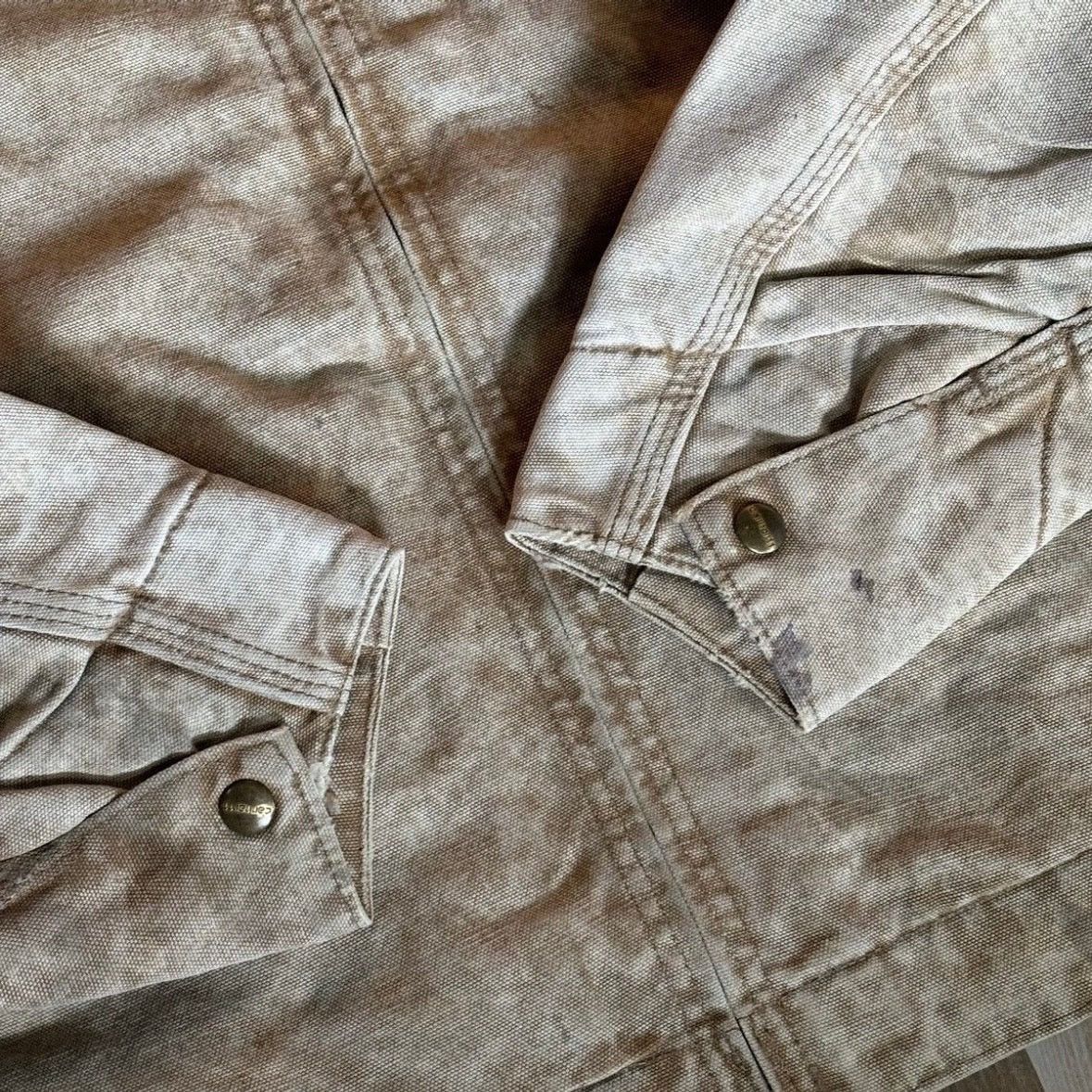 Carhartt Vintage 80s Carhartt Detroit Jacket Acid Washed Size US M / EU 48-50 / 2 - 4 Thumbnail