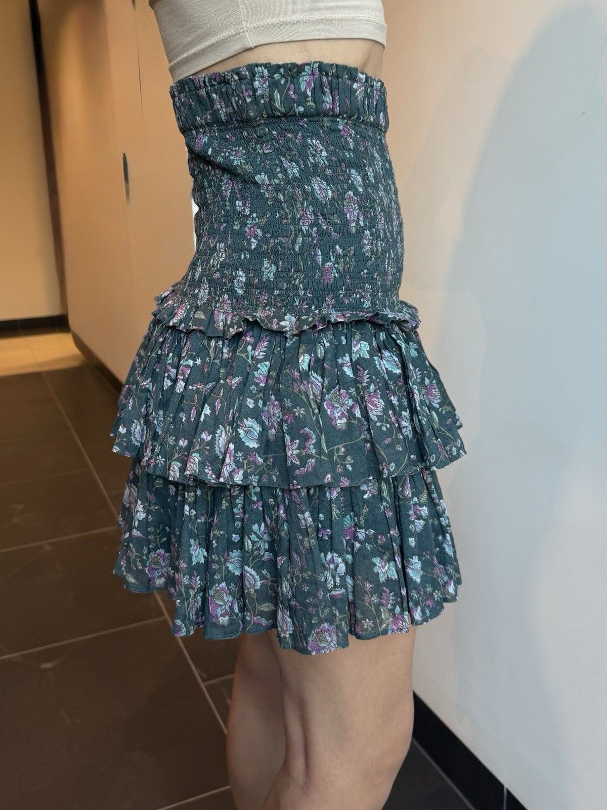Isabel Marant Etoile Isabel Marant Etoile Naomi Floral Mini Skirt Size 42 Size 26" / US 2 / IT 38 - 3 Thumbnail
