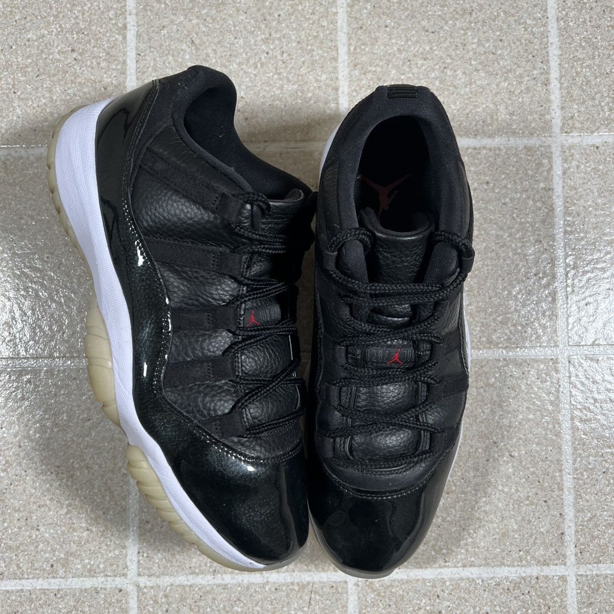 Jordan Brand Air Jordan 11 Retro Low 72-10 Mens Size 10.5 Black Size US 10.5 / EU 43-44 - 1 Thumbnail