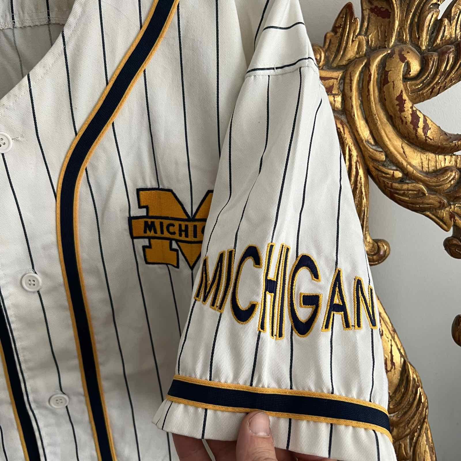Vintage Rare 90s University of Michigan Wolverines Vintage Size US XL / EU 56 / 4 - 4 Thumbnail