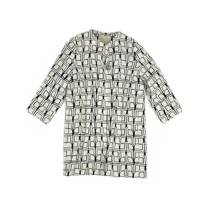 Max Mara Max Mara Stylish Printed Button-Up Jacket 0079 Size S / US 4 / IT 40 - 1 Thumbnail