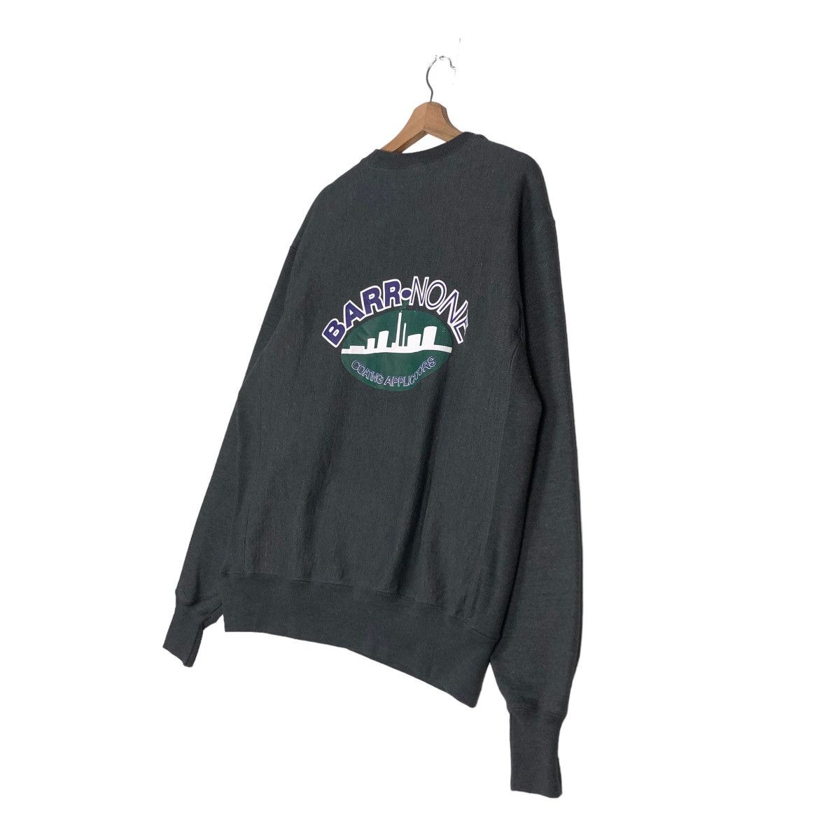 Champion Vintage Reverse Wave Champion Sweatshirt Barr None Big Logo Size US L / EU 52-54 / 3 - 10 Thumbnail