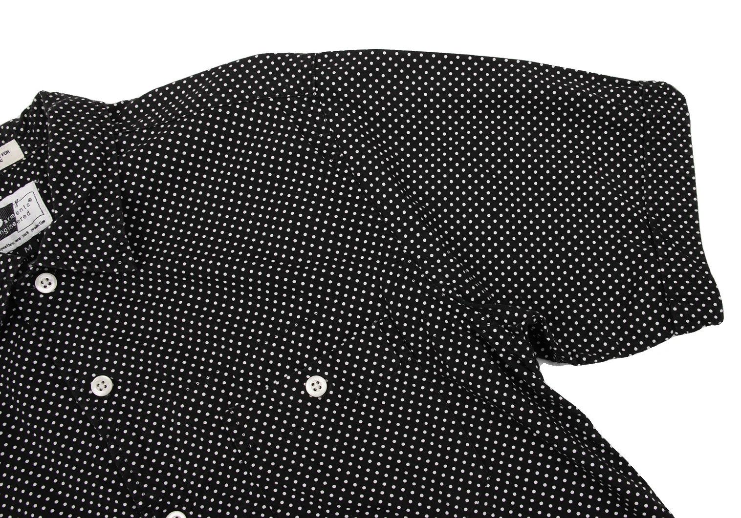 Engineered Garments Polka Dot Short Sleeve Shirt in Black and White Size M Size US M / EU 48-50 / 2 - 7 Thumbnail