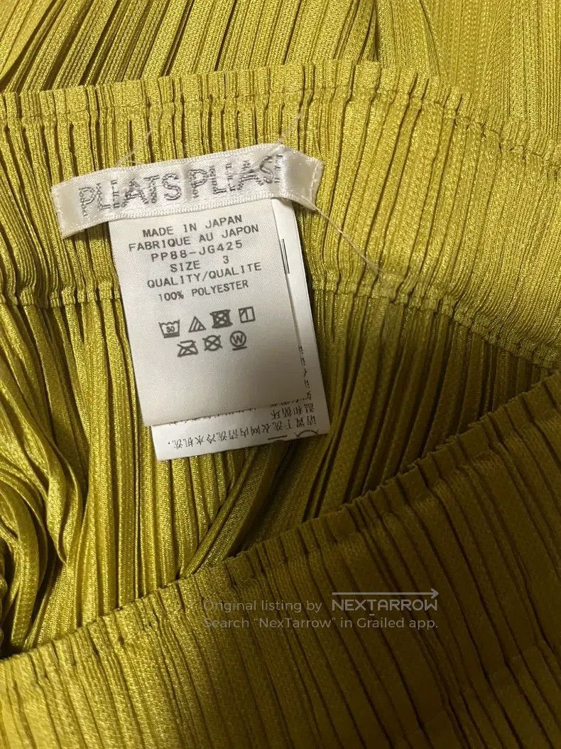 Issey Miyake Issey Miyake size:3 Green Midi Skirt Size 22" - 1 Thumbnail