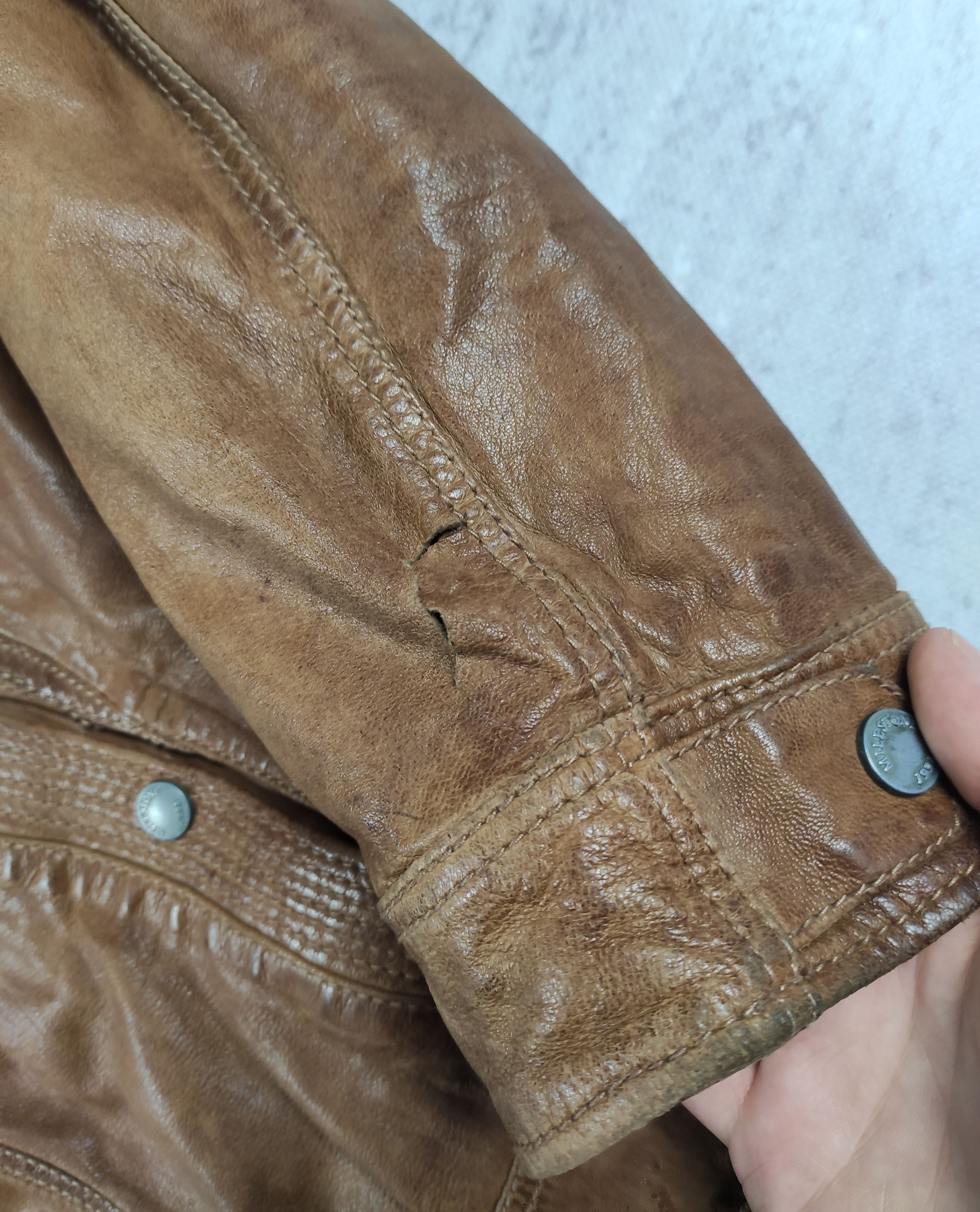 Milestone Milestone leather jacket brown men elegant Size US L / EU 52-54 / 3 - 5 Thumbnail