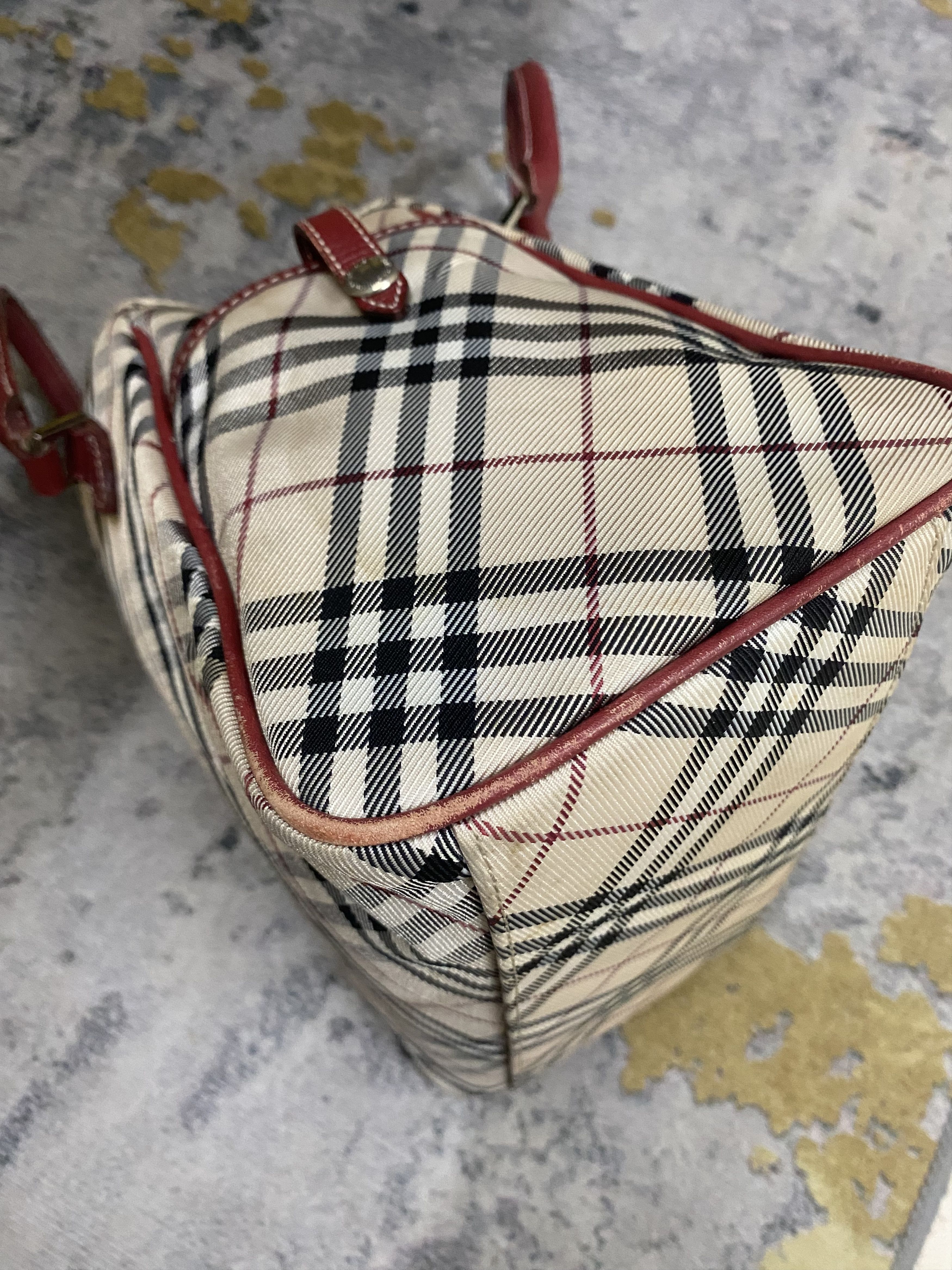 Burberry Burberry Nova Check Nylon Leather Bag Size ONE SIZE - 13 Thumbnail