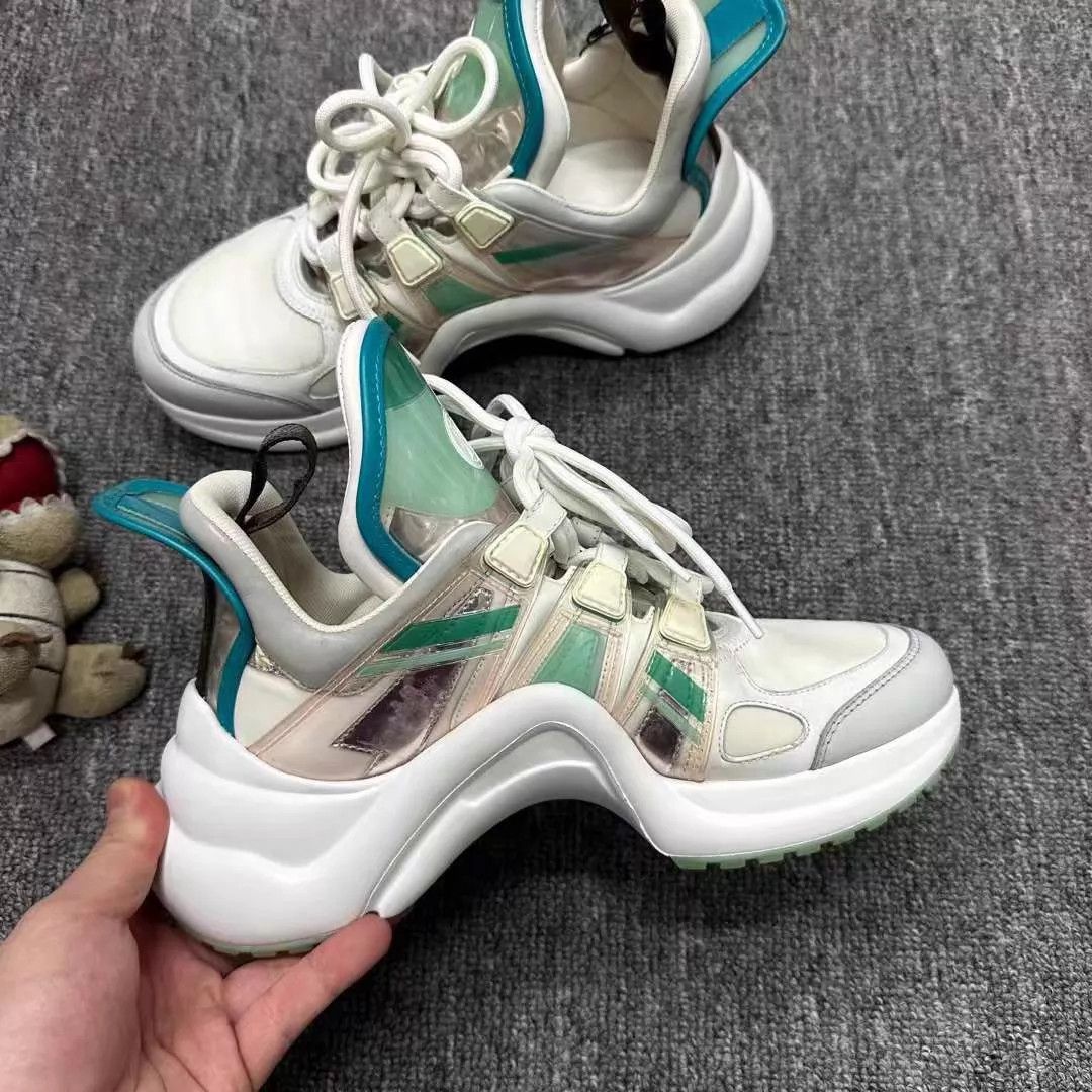 Louis Vuitton Louis Vuitton Dad Sneakers Jelly Green 36 98 New Size US 5.5 / IT 35.5 - 3 Thumbnail