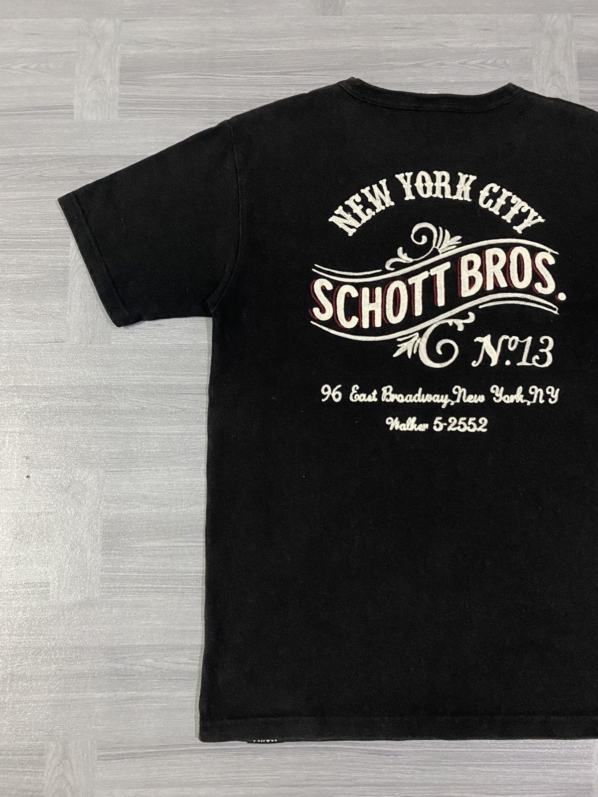 Schott Schott Bros NYC N13 Sportwear Chainstitch Embroidery T-Shirt Size US M / EU 48-50 / 2 - 5 Thumbnail
