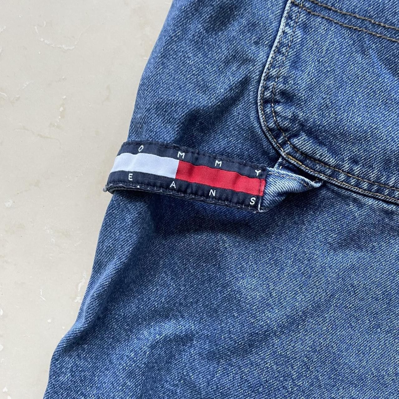 Tommy Hilfiger Vintage Y2K 90's Tommy Baggy Wide Carpenter Jean Shorts Size US 44 / EU 60 - 2 Thumbnail