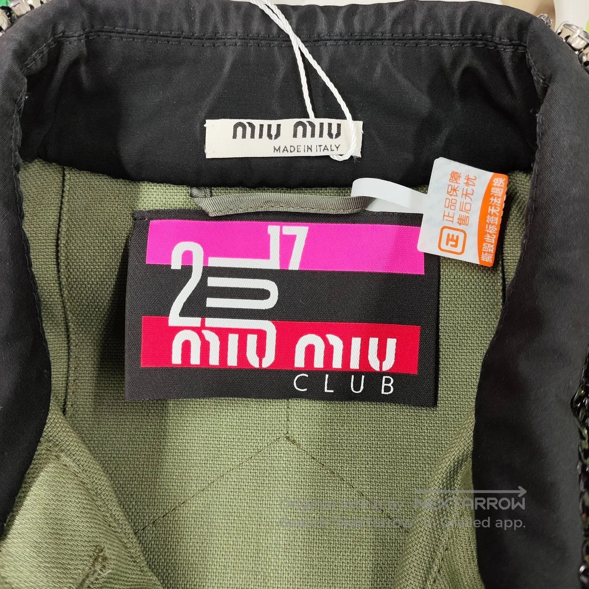 Miu Miu Miu Miu Multi-pocket windbreaker green size 36| Size XS / US 0-2 / IT 36-38 - 3 Thumbnail