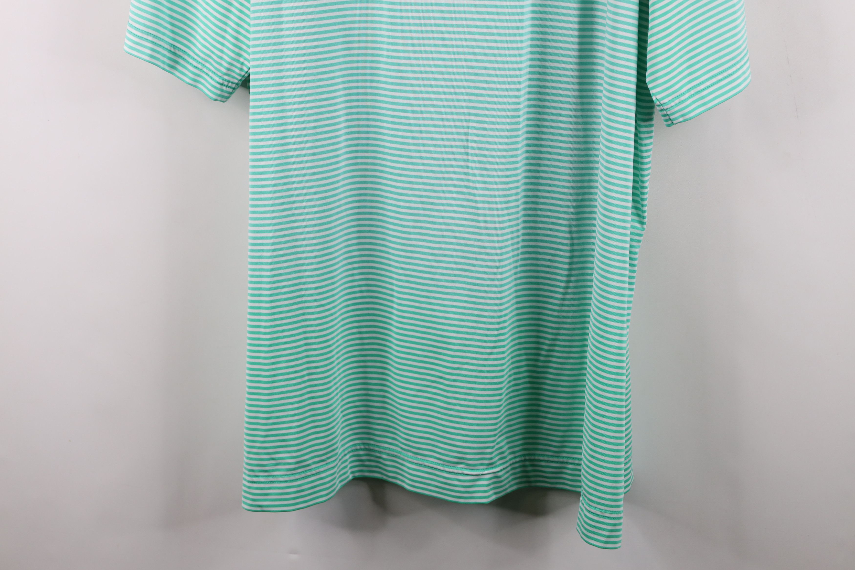 Footjoy FootJoy Logo Stretch Striped Collared Golf Polo Shirt Green Size US XL / EU 56 / 4 - 13 Thumbnail