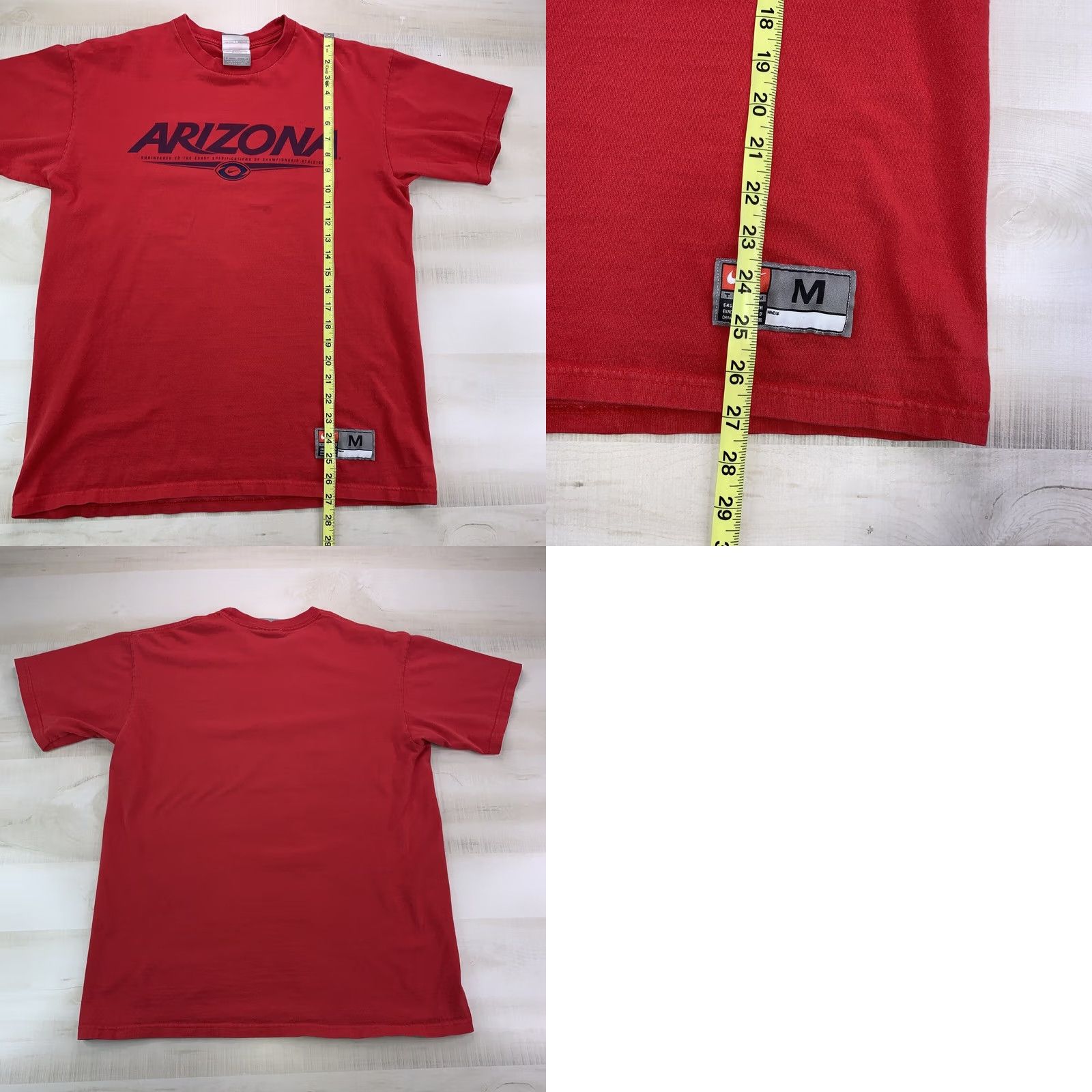 Nike VINTAGE Nike Team 90s USA Arizona Football Red Graphic T Shirt Adult Medium Size US M / EU 48-50 / 2 - 8 Thumbnail