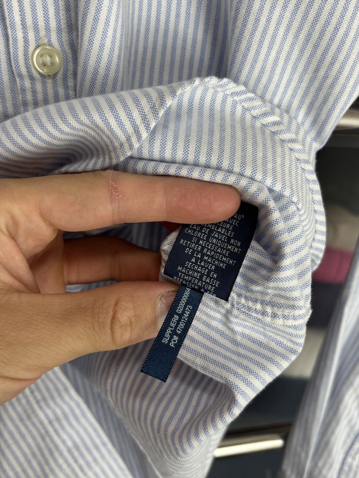 Ralph Lauren Ralph Lauren Luxury Striped Long Sleeve Oxford Shirt Size S / US 4 / IT 40 - 9 Thumbnail