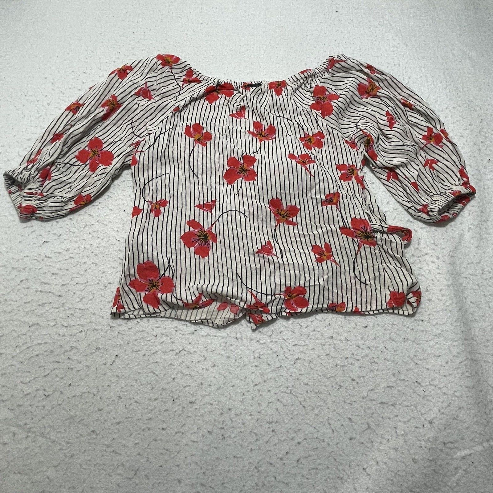 Billabong Billabong New Lust Versatile Wrap Top Medium Floral Blouse Size M / US 6-8 / IT 42-44 - 13 Thumbnail
