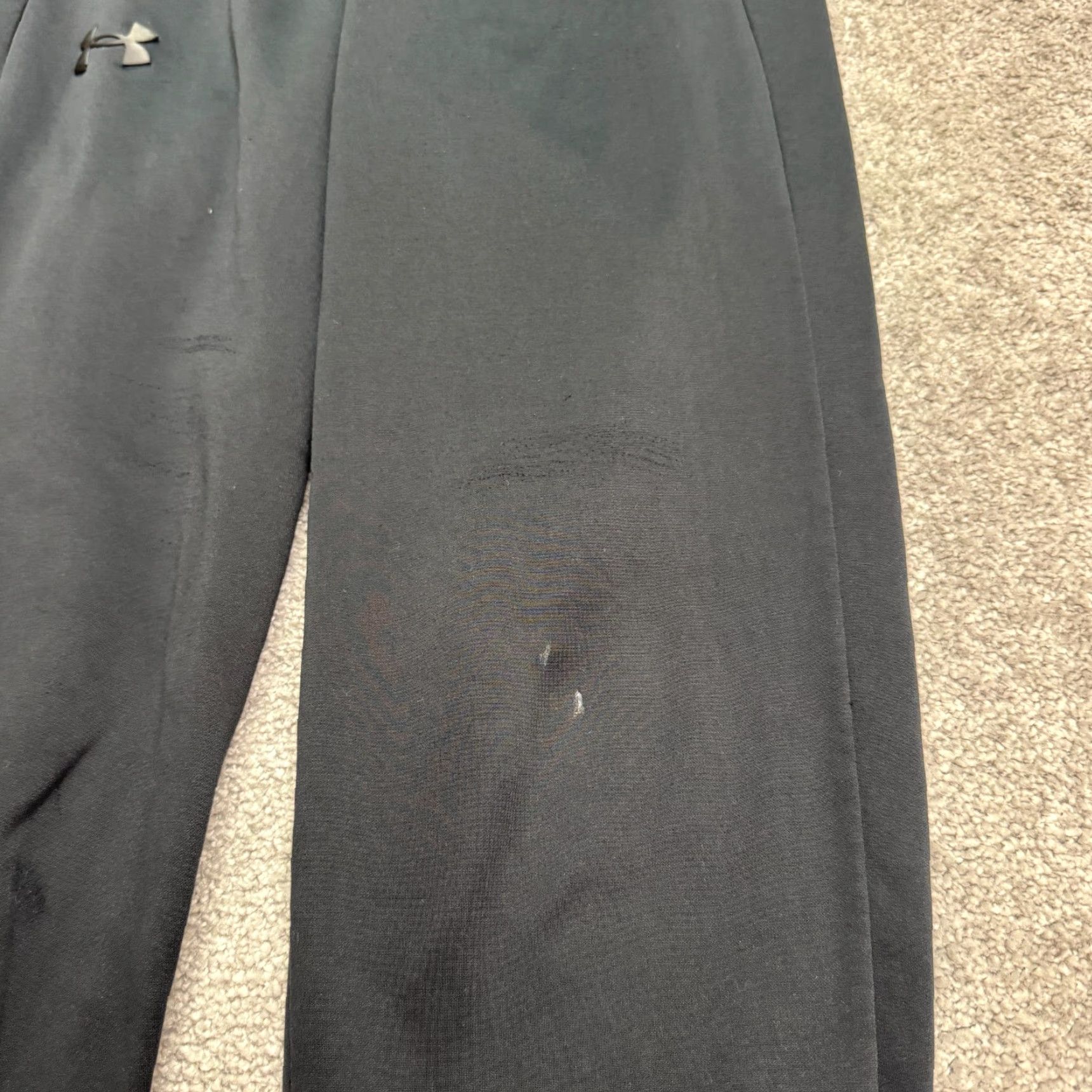 Under Armour Under Armour Men Athletic Fit Loose Black Sweatpants Jogger Fleece Active Medium Size US 31 - 5 Thumbnail