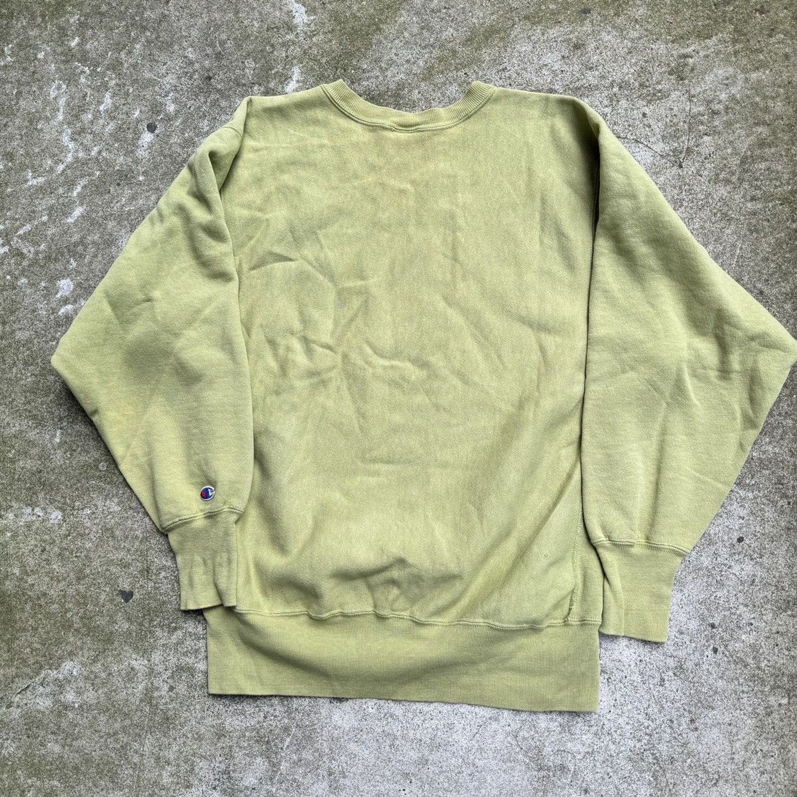 Champion 90s Champion Reverse Weave Green Sweatshirt Size US L / EU 52-54 / 3 - 6 Thumbnail