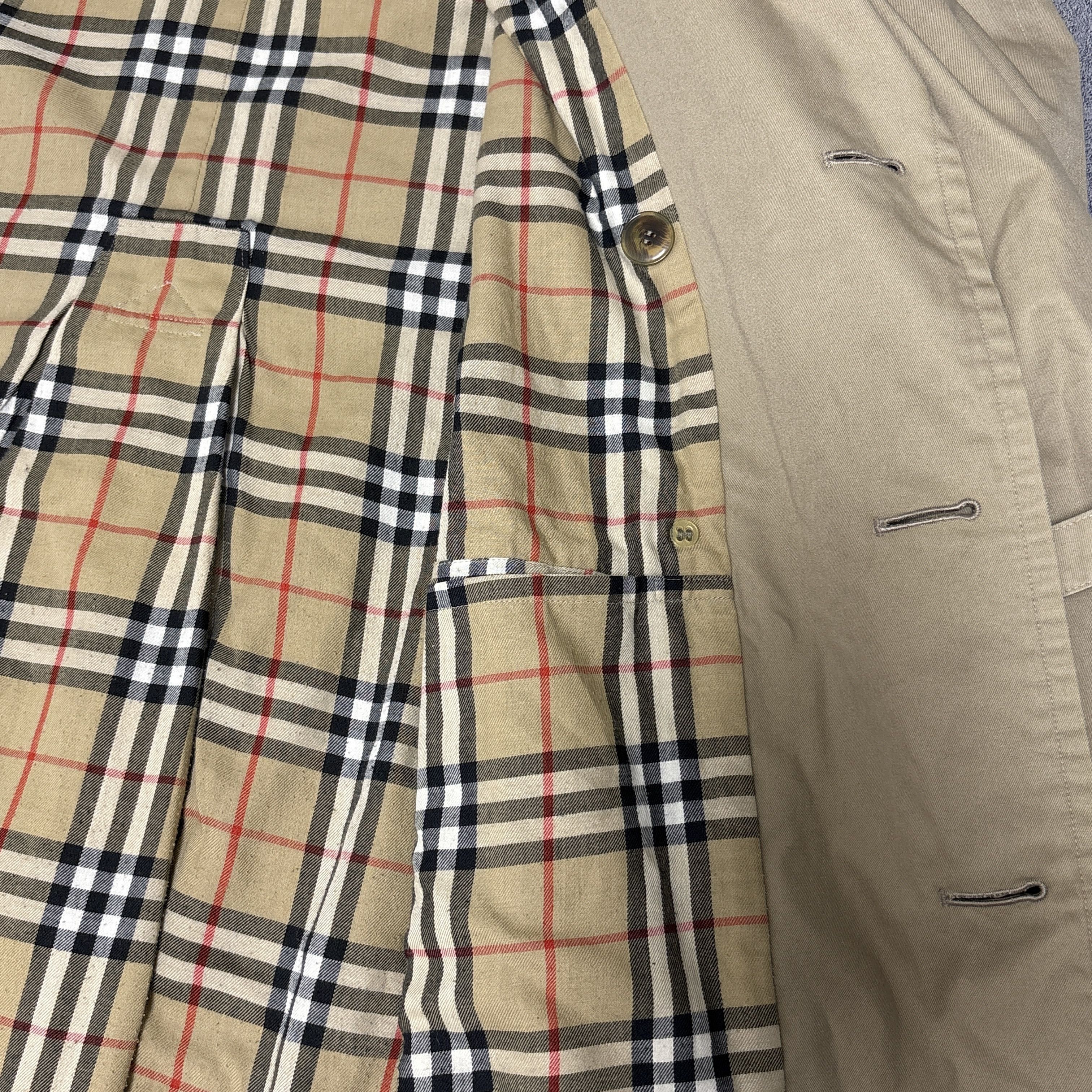 Burberry Vintage Burberry Trench Coat 80s Made In England Nova Check Size US L / EU 52-54 / 3 - 18 Thumbnail