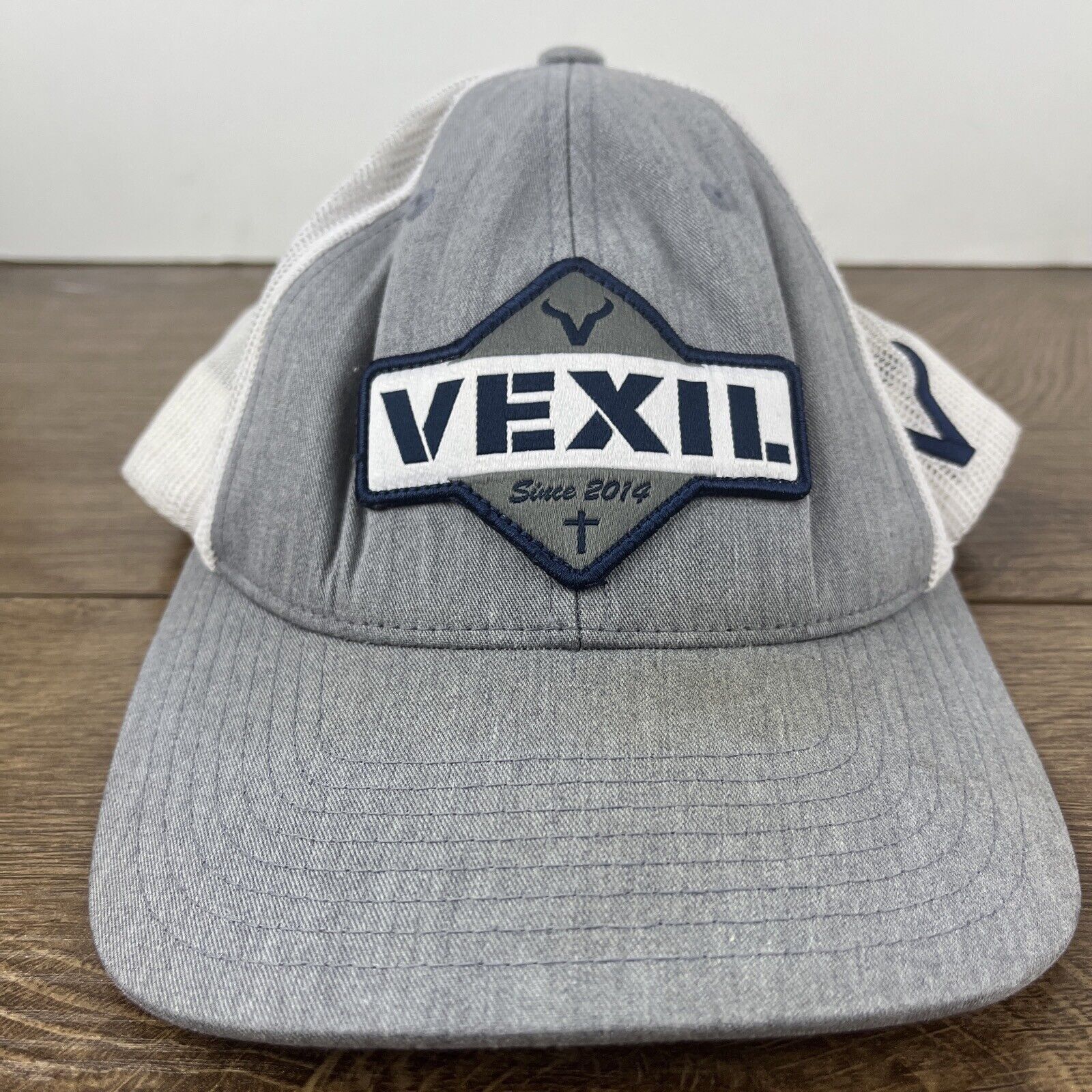 Other Vexil Hat VEXIL Gray Hat Adjustable Adult Size Hat Cap Size ONE SIZE - 2 Thumbnail