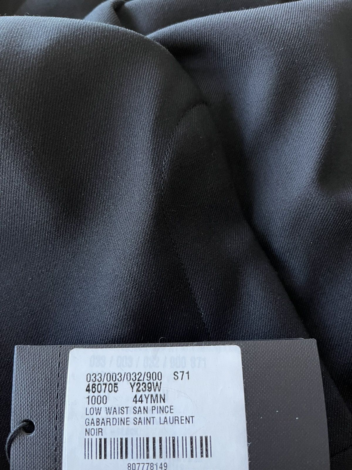 Hedi Slimane × Saint Laurent Paris × Yves Saint Laurent Super Rare Saint Laurent Hedi Slimane Tux Pant Brand New Size US 26 / EU 42 - 13 Thumbnail