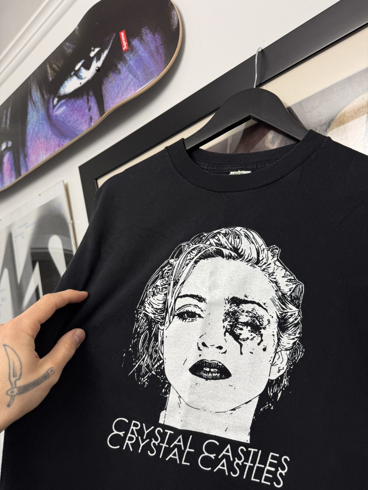 Band Tees Vintage 00s Y2k Crystal Castles Alice Practice EP Band Tee Size US S / EU 44-46 / 1 - 2 Thumbnail