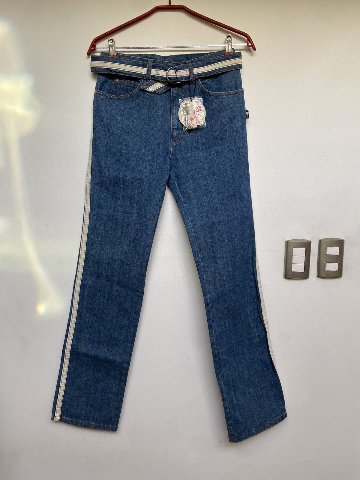 image of Jean Paul Gaultier Denim Matador Jeans in Blue, Men's (Size 27)
