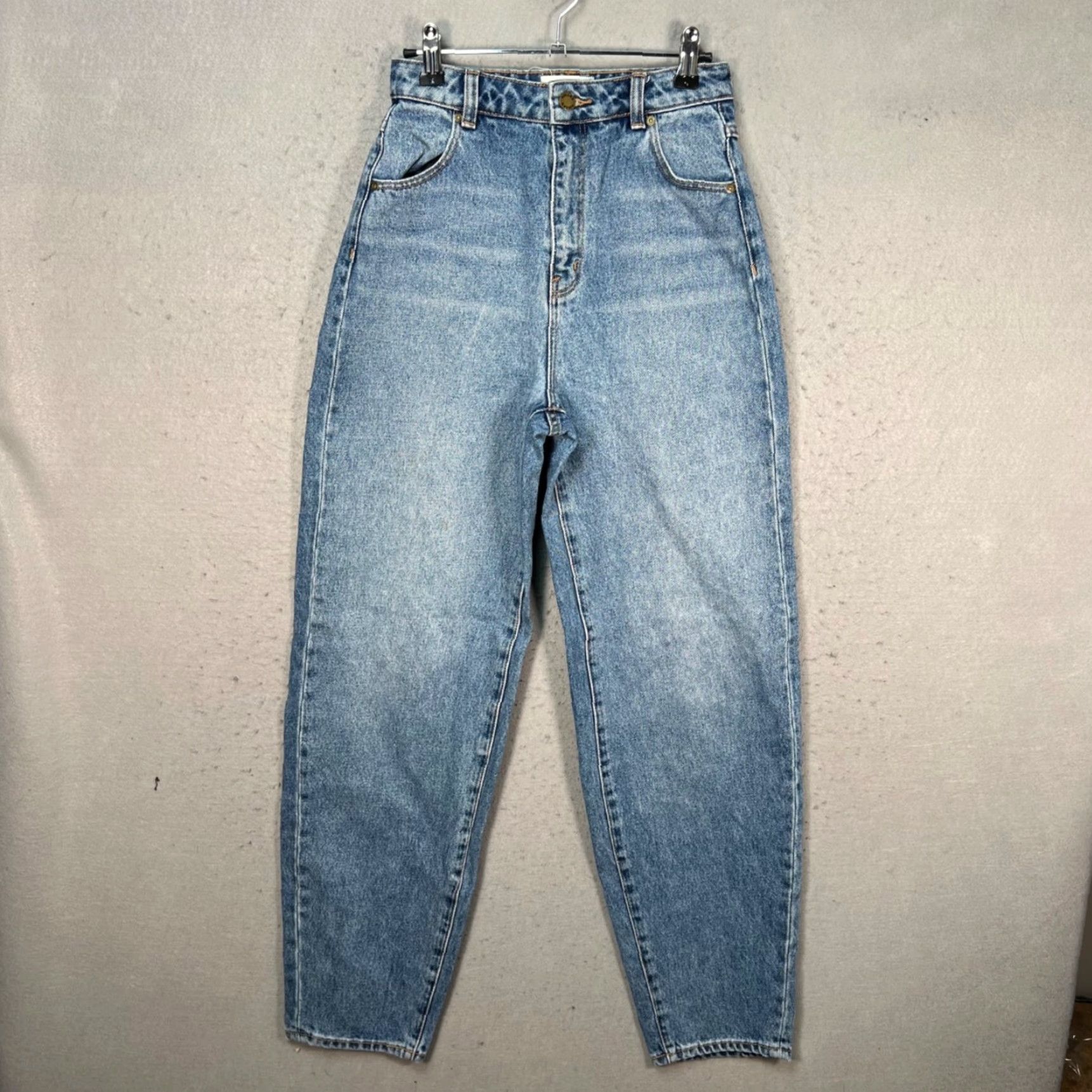 Rolla's Rolla's Womens Jeans 25 Genie High Rise 80s Balloon Leg Denim Blue Cotton Size 42" / US 20 - 2 Thumbnail