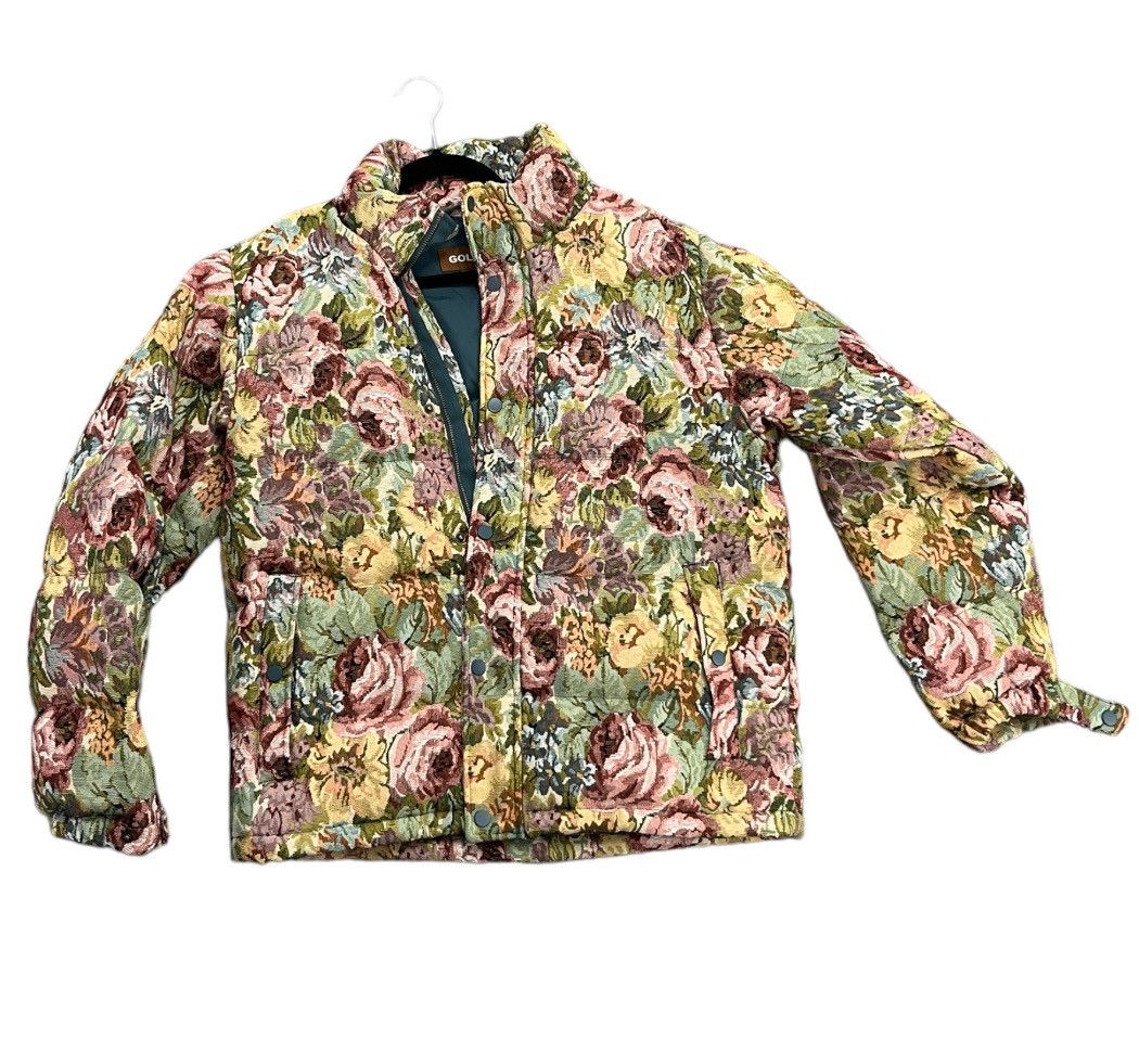 GOLF WANG Floral underweight puffer