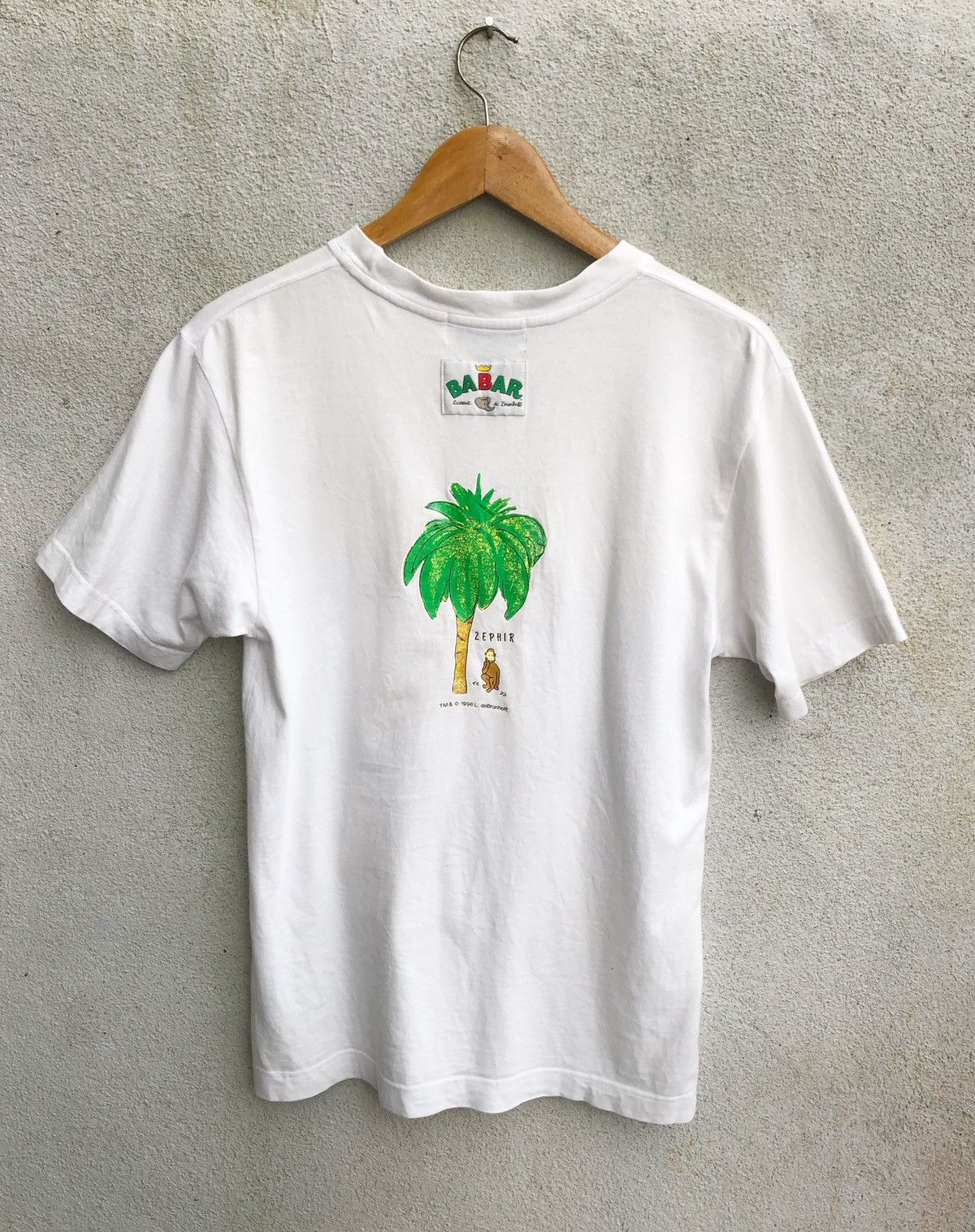 Vintage 🔥Vintage Babar 1996 L. deBrungoff ZEPHIR Movie T-shirt🔥 Size US S / EU 44-46 / 1 - 2 Thumbnail
