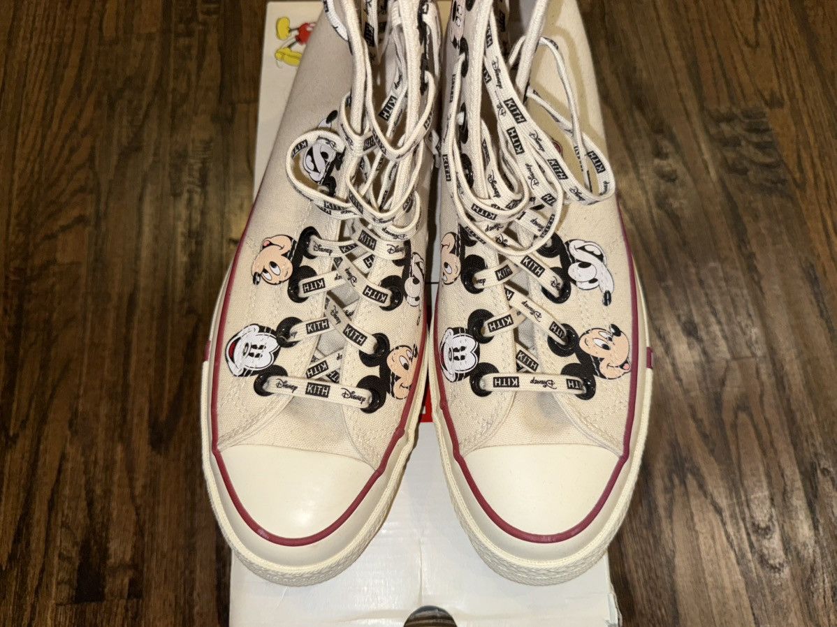 Converse × Disney × Kith Kith X Disney Mickey Mouse Converse 70 High Top Size 10.5 Size US 10.5 / EU 43-44 - 4 Thumbnail