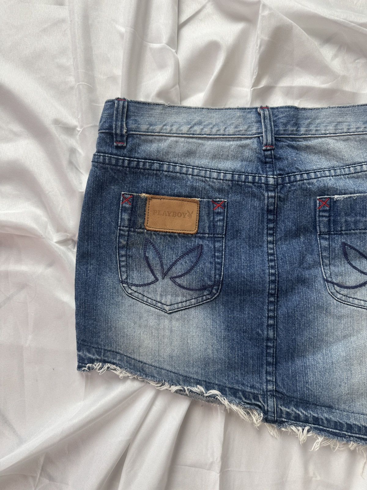 Playboy Playboy Y2K Vintage Asymmetric Mini Skirt Size 30" / US 8 / IT 44 - 7 Thumbnail