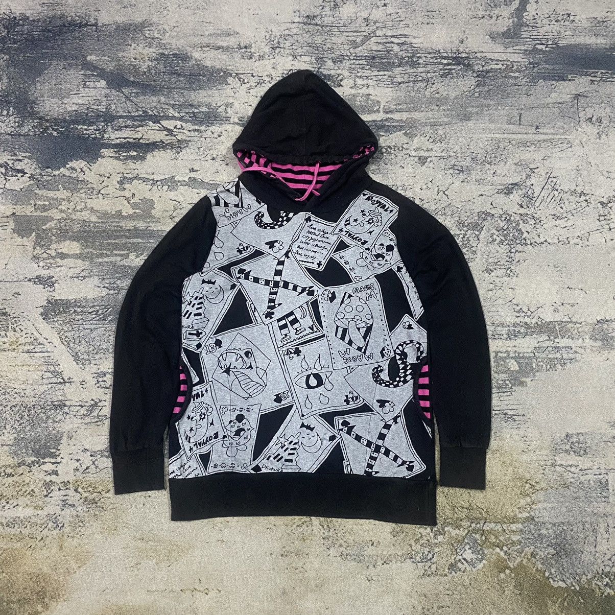 Japanese Brand × Seditionaries Vintage Ovp Poker Punk Emo Hoodies Size M / US 6-8 / IT 42-44 - 1 Thumbnail