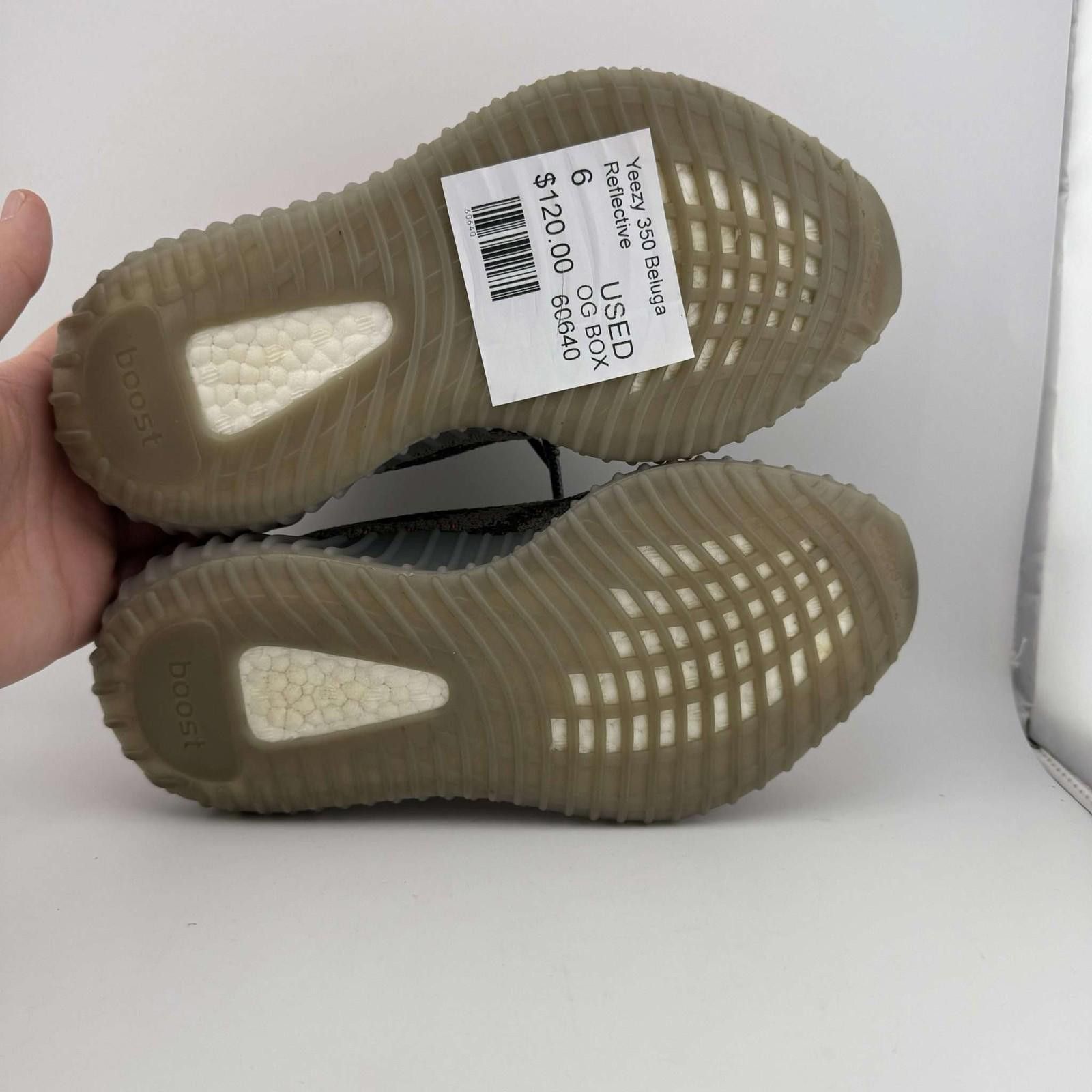 Adidas Adidas Yeezy Boost 350 V2 Beluga Reflective US 6 Used Size US 6 / EU 39 - 6 Thumbnail