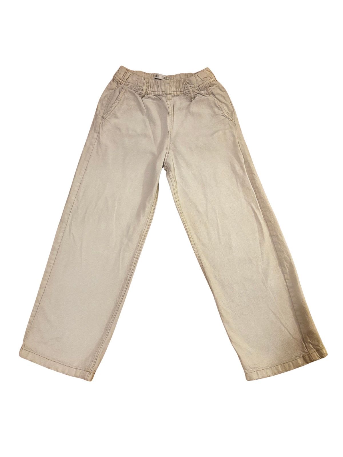 Zara Girls off white Jeans.kp2401 Size 22" - 8 Thumbnail