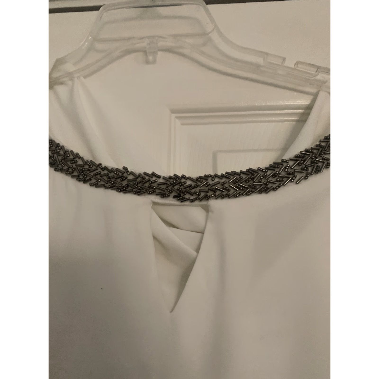 Vintage MAURICES Shirt Women White Size M NWT Jersey Knit Short Sleeve Scoop Neck Blouse Size M / US 6-8 / IT 42-44 - 2 Thumbnail