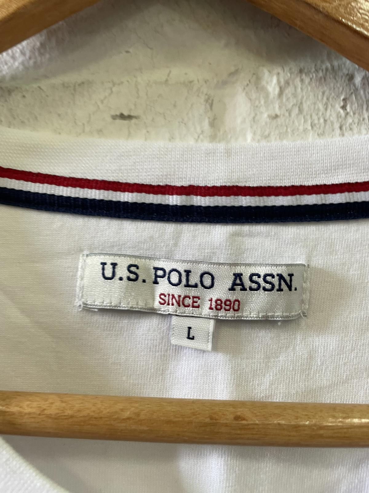 U.S. Polo Assn. U.S. Polo Assn. Men's White Short Sleeve T-Shirt Size L Size US L / EU 52-54 / 3 - 2 Thumbnail