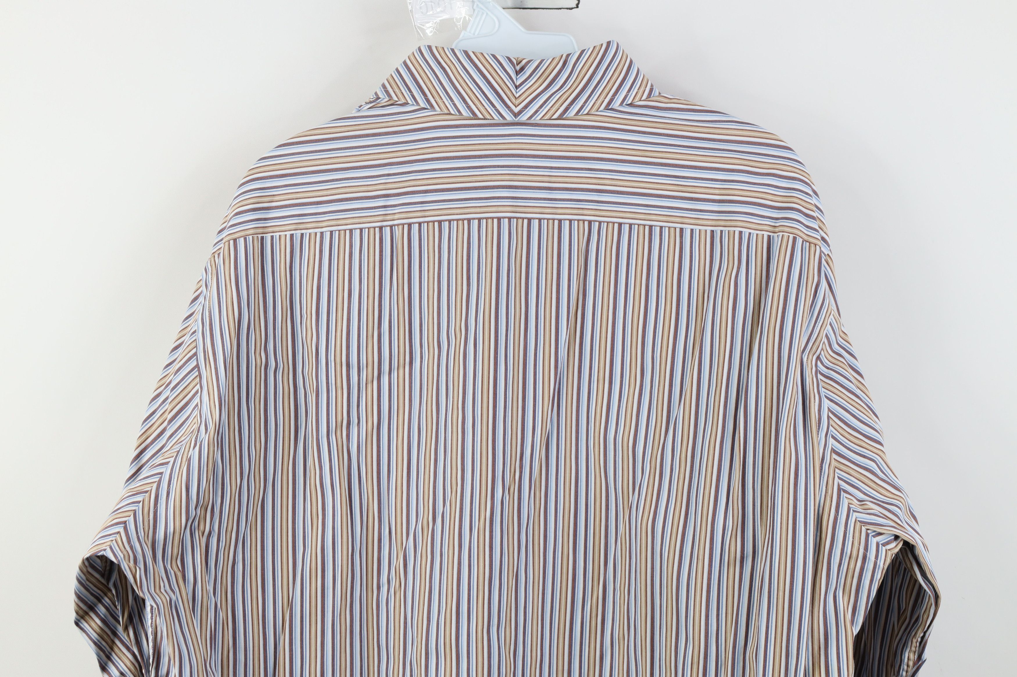 Hugo Boss Hugo Boss Color Block Collared Button Dress Shirt Cotton Size US L / EU 52-54 / 3 - 12 Thumbnail