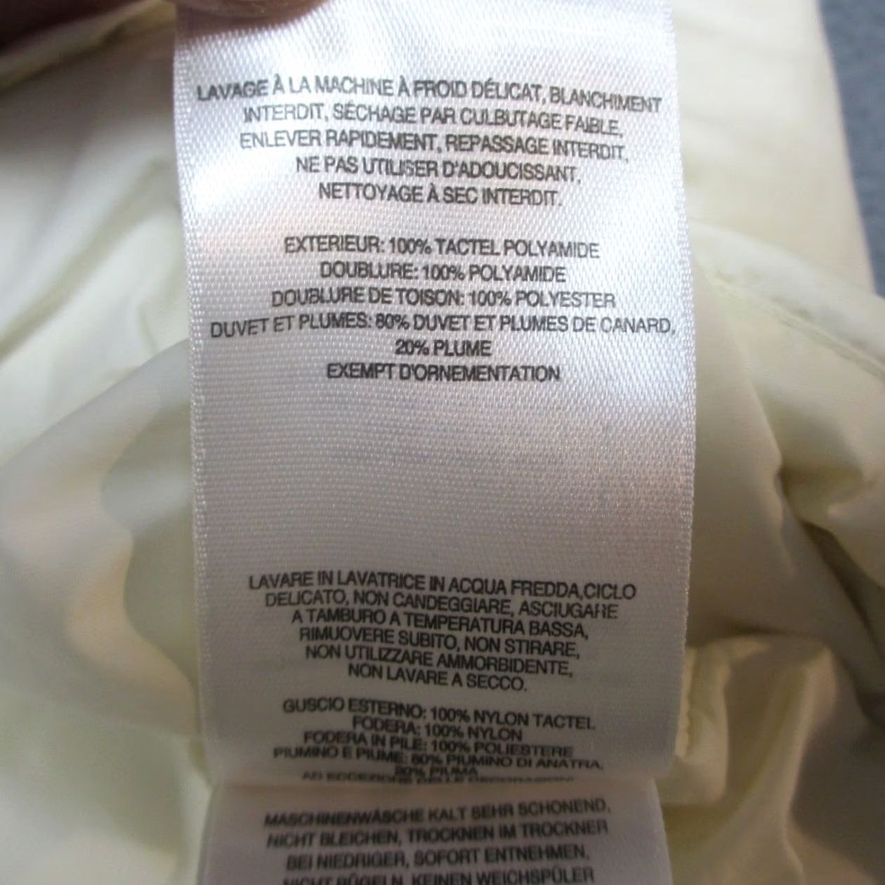 Mountain Hardwear Mountain Hardwear Womens Medium Ivory White Puffer Down Insulated Jacket Long Size M / US 6-8 / IT 42-44 - 3 Thumbnail