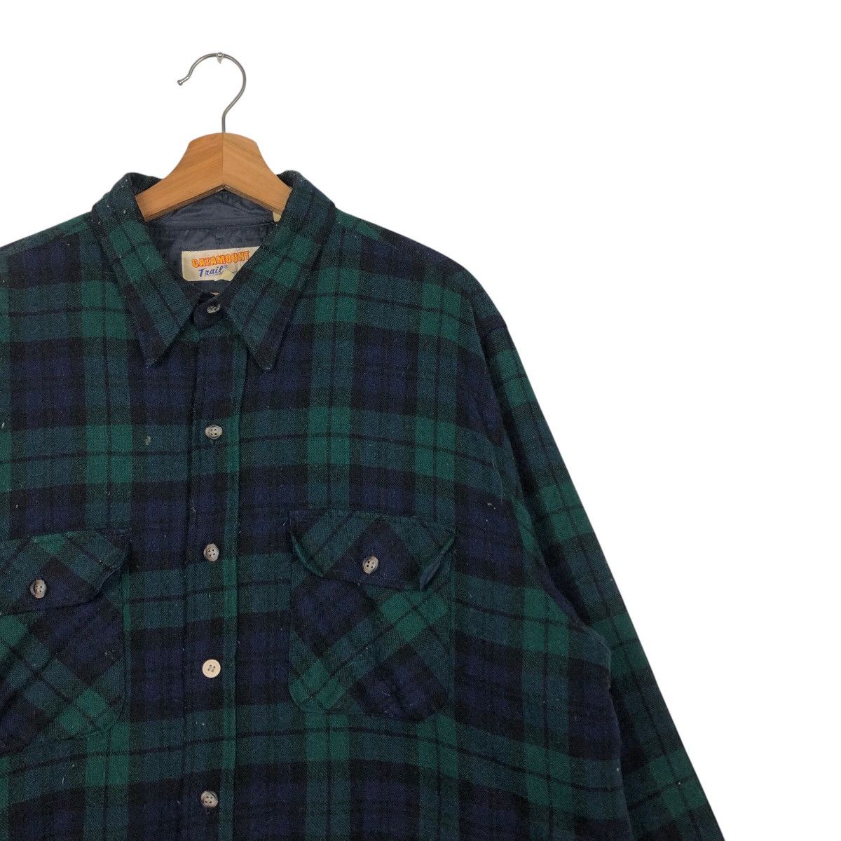 Japanese Brand 📌Vintage Flannel Chore Jacket Catamount Check Tartan Design Size US L / EU 52-54 / 3 - 7 Thumbnail